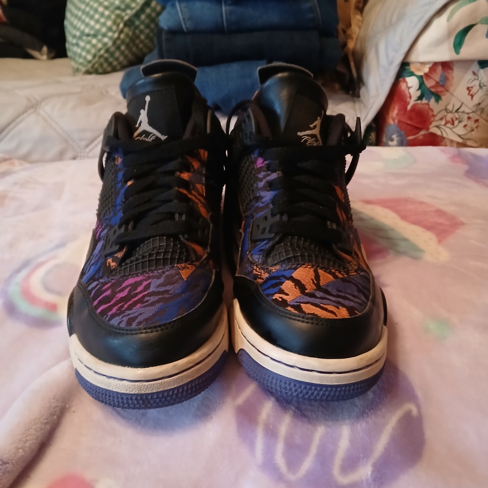 Jordan Athletic Shoes - Black, Purple, Orange